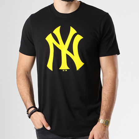 '47 Brand - Tee Shirt MLB New York Yankees 350233 Noir Jaune