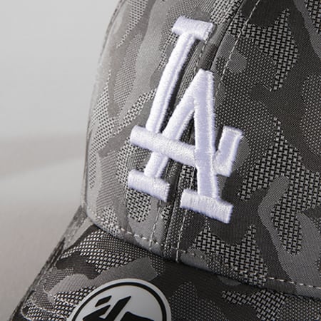 '47 Brand - Casquette Los Angeles Dodgers MVP Smokelin SMKVP17WQV Gris Anthracite Camouflage