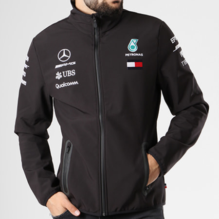 AMG Mercedes - Veste Zippée Team Softshell Noir