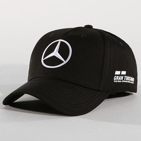 AMG Mercedes - Casquette Drivers Hamilton Noir Blanc 