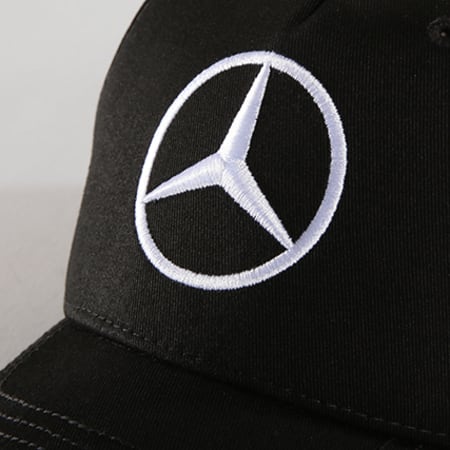 AMG Mercedes - Casquette Drivers Hamilton Noir Blanc 