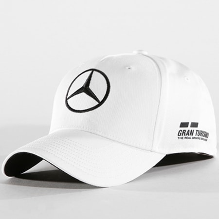 AMG Mercedes - Casquette Drivers Hamilton Blanc Noir