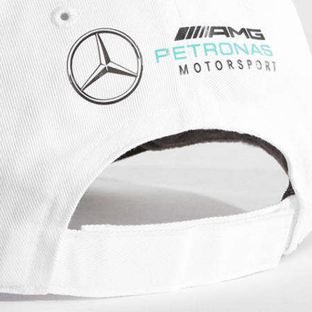 AMG Mercedes - Casquette Drivers Hamilton Blanc Noir