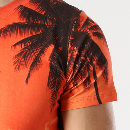 Berry Denim - Tee Shirt Oversize JAK-030 Sunset Orange
