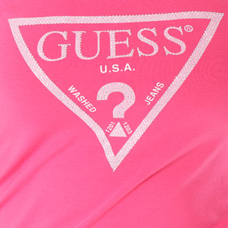 Guess - Tee Shirt Femme W83I17K6YW0 Rose