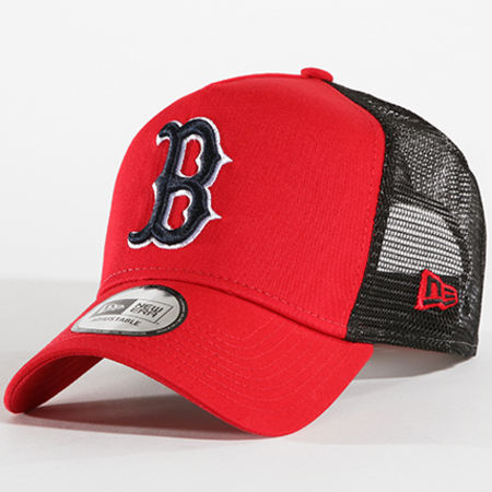 New Era - Casquette Trucker Reverse Team A Frame Boston Red Sox 11586116 Rouge Noir
