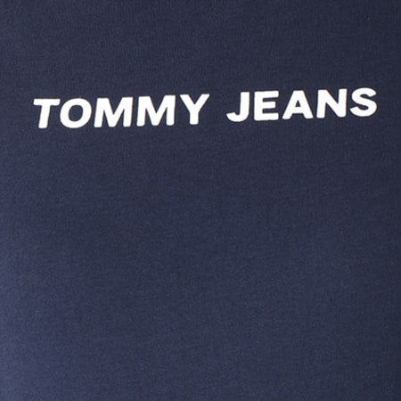 Tommy Hilfiger - Tee Shirt Femme Crew Logo 4659 Bleu Marine