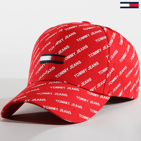 Tommy Hilfiger - Casquette Printed Flag 0144 Rouge