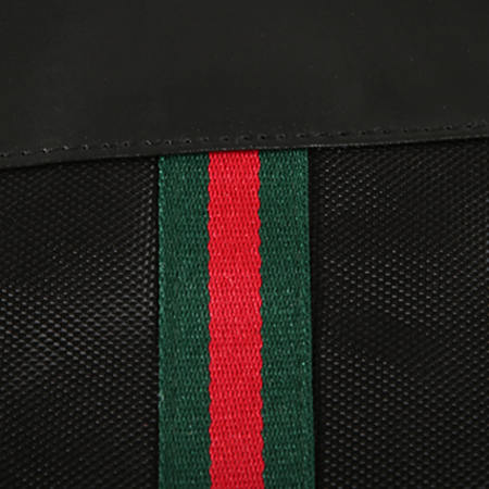VIP Clothing - Sacoche Avec Bande 521 Noir Rouge Vert