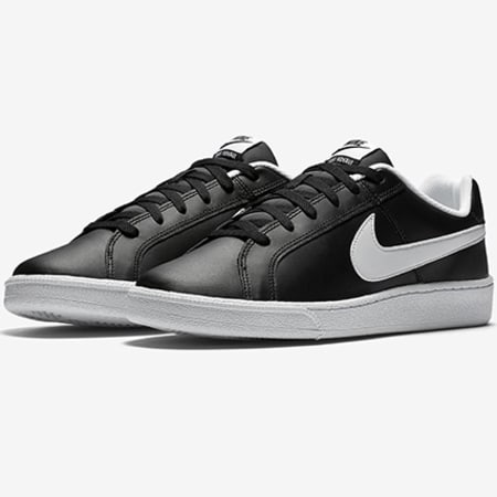 Nike Baskets Court Royale 749747 010 Black White Nike Baskets Court Royale 749747 010 Black White