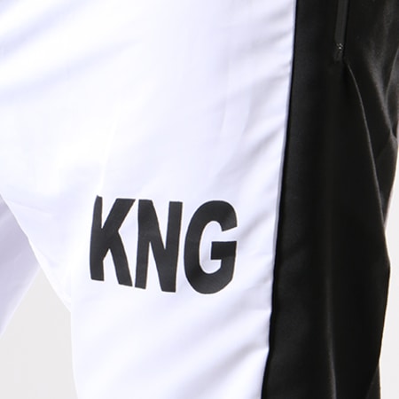 Classic Series - Pantalon Jogging King Blanc Noir