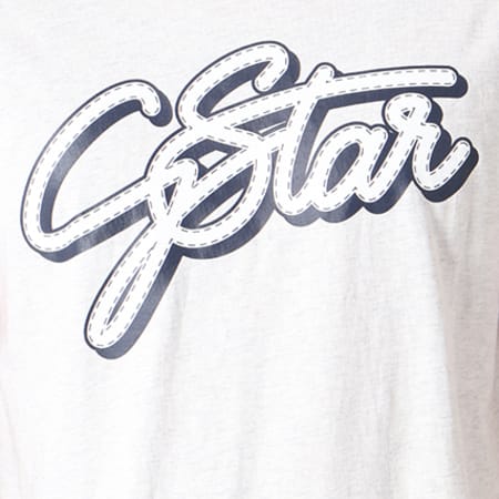 G-Star - Tee Shirt Ringer D10971-336 Gris Chiné