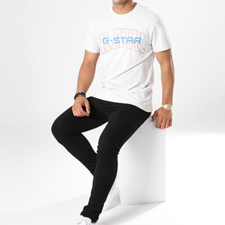 G-Star - Tee Shirt 02 D10966-336 Gris Chiné