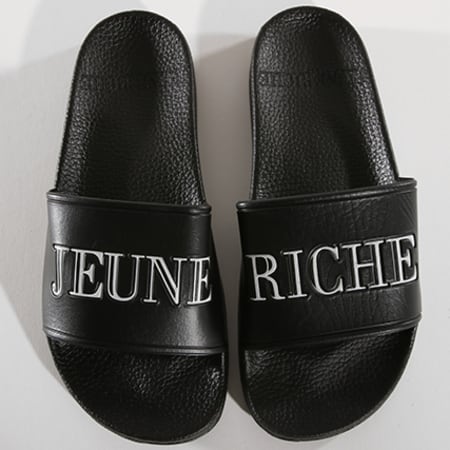 Jeune Riche - Claquettes Classic Noir Blanc