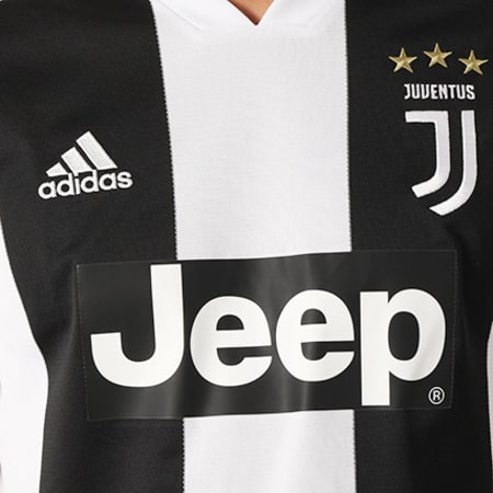 Adidas Performance - Maillot De Foot Juventus Jersey CF3489 Noir Blanc