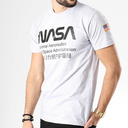 NASA - Tee Shirt Admin Gris Chiné