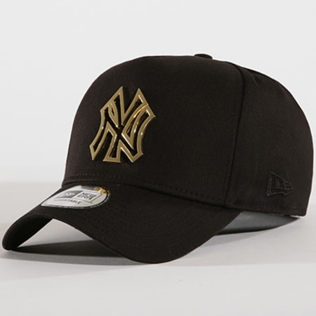 New Era - Casquette Metal Badge New York Yankees 80581129 Noir Doré