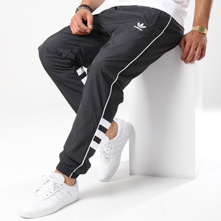 Adidas Originals - Pantalon Jogging Authentic Ripstop DH3839 Noir Blanc
