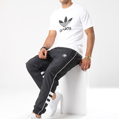Adidas Originals - Pantalon Jogging Authentic Ripstop DH3839 Noir Blanc