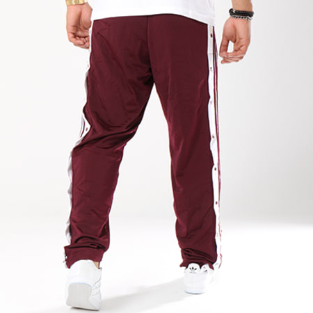 Adidas Originals - Pantalon Jogging Adibreak DH5752 Bordeaux Blanc