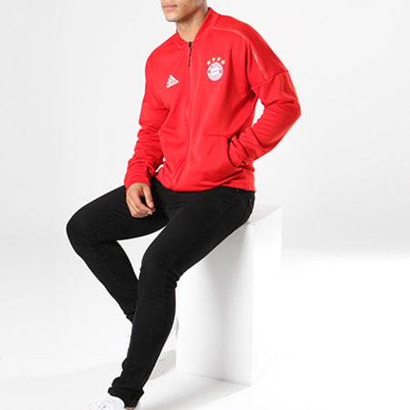 Adidas Performance - Veste Zippée FC Bayern Munchen CY6107 Rouge 