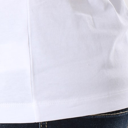 Calvin Klein - Tee Shirt Basic Monogram Box Logo 7842 Blanc