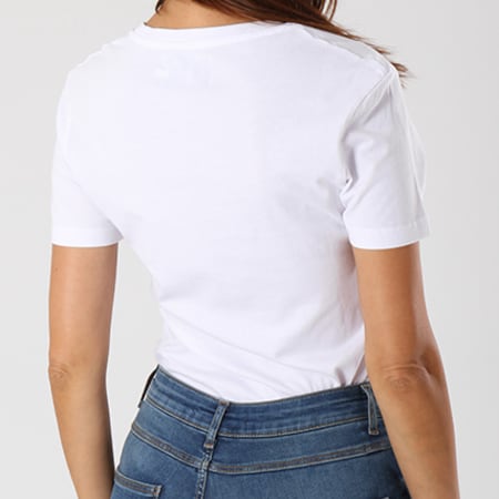 Calvin Klein - Maglietta donna Core Monogram Logo 7878 bianco
