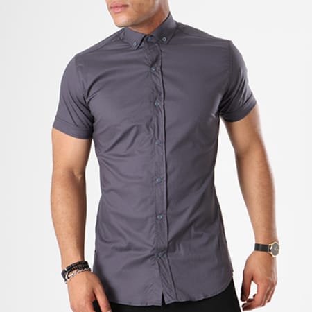 Classic Series - Chemise Manches Courtes 113 Gris Anthracite