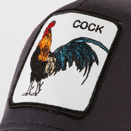 Goorin Bros - Casquette Trucker Cock Gris Anthracite Bordeaux