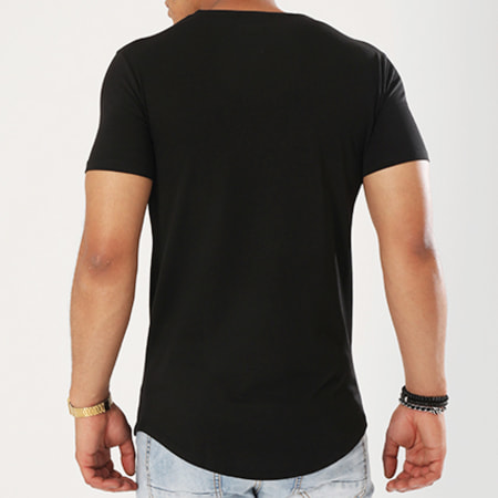 Uniplay - Tee Shirt Oversize 1331 Noir Argenté