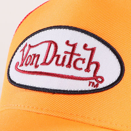 Von Dutch - Casquette Trucker Fresh Orange Fluo