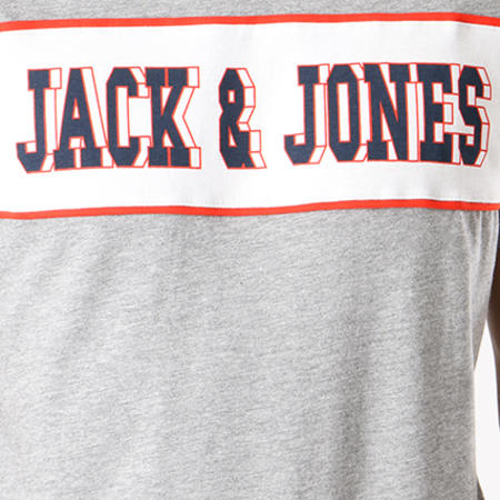 Jack And Jones - Tee Shirt Regent Gris Chiné