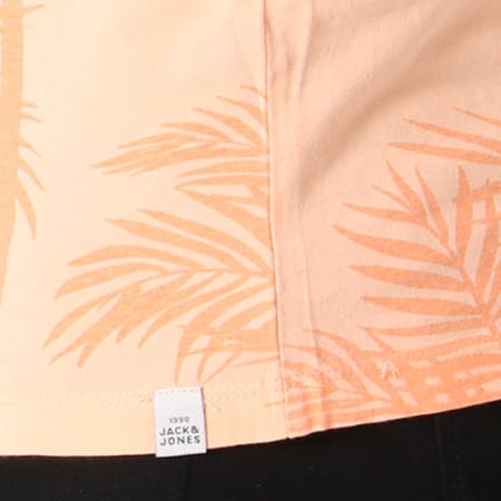 Jack And Jones - Tee Shirt Dogtown Floral Orange