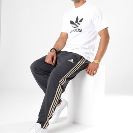 Adidas Sportswear - Pantalon Jogging Ajax Amsterdam CW8016 Gris Anthracite Beige