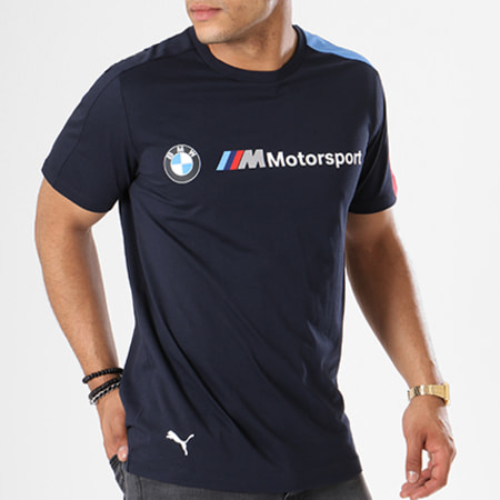 Puma - Tee Shirt BMW Motorsport T7 576650 04 Bleu Marine