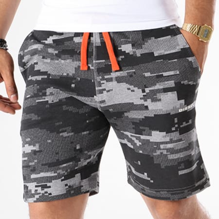Diesel - Short Jogging Pan 00ST2A-0HASD Camouflage Gris Anthracite