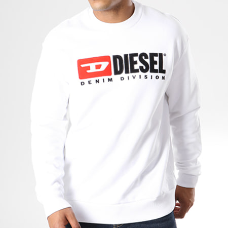 Diesel - Sweat Crewneck Divison 00SHEP-0CATK Blanc