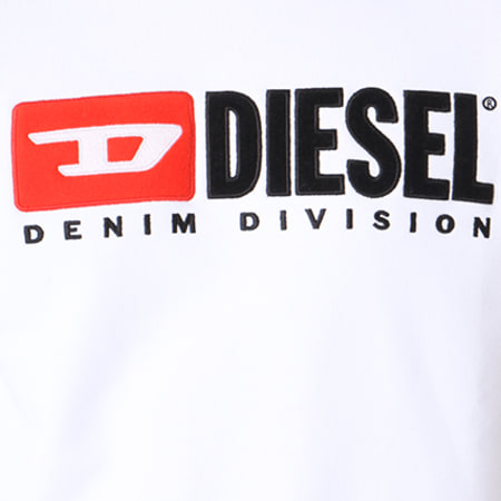 Diesel - Sweat Crewneck Divison 00SHEP-0CATK Blanc