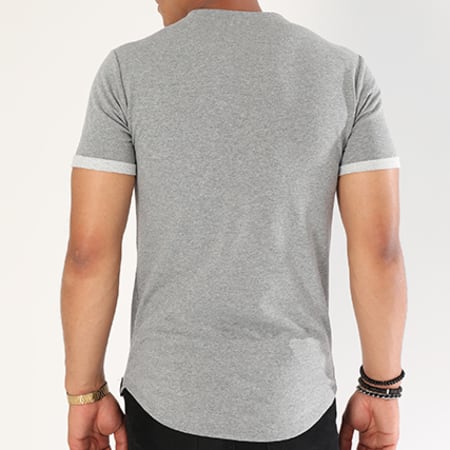 Uniplay - Tee Shirt Oversize UP-T311 Gris Chiné