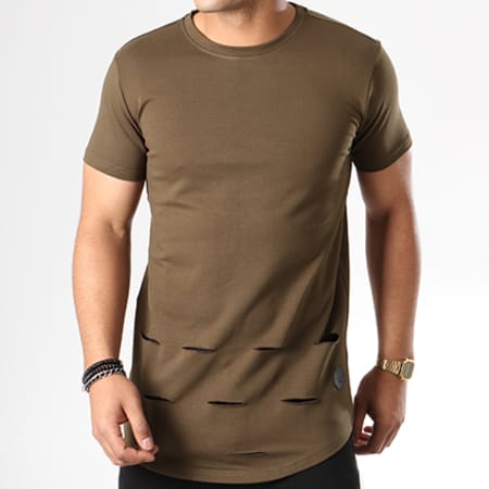 Project X Paris - Tee Shirt Oversize 88151107 Vert Kaki