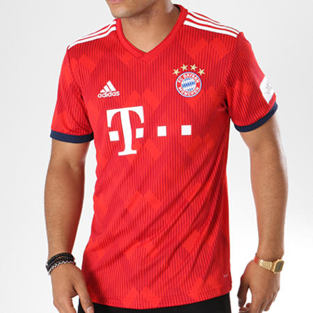 Adidas Performance - Tee Shirt De Sport FC Bayern Munich CF5433 Rouge