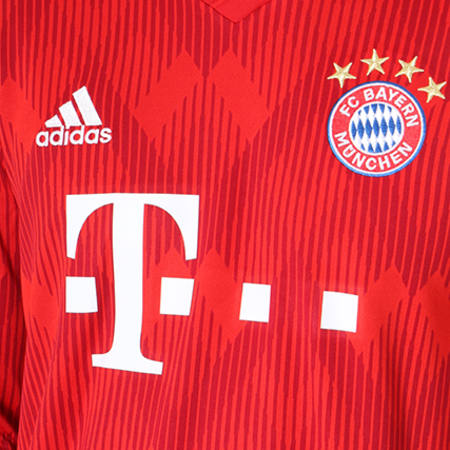 Adidas Sportswear - Tee Shirt Manches Longues De Sport FC Bayern Munich CF5430 Rouge