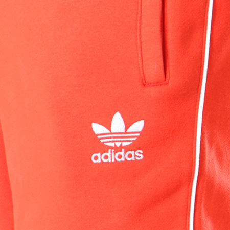 Adidas Originals - Pantalon Jogging Bandes Brodées Authentic DH3859 Orange Blanc