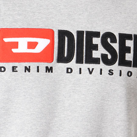 Diesel - Sweat Crewneck Divison 00SHEP-0CATK Gris Chiné