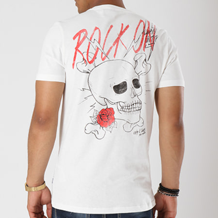 Only And Sons - Tee Shirt Dercan Blanc