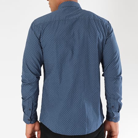 Only And Sons - Chemise Manches Longues Corona Bleu Marin