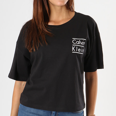 Calvin Klein - Tee Shirt Femme QS5971E Noir