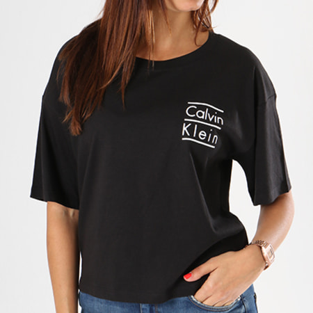 Calvin Klein - Tee Shirt Femme QS5971E Noir