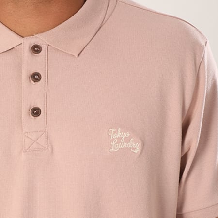 Tokyo Laundry - Polo Manches Courtes Roseville Rose