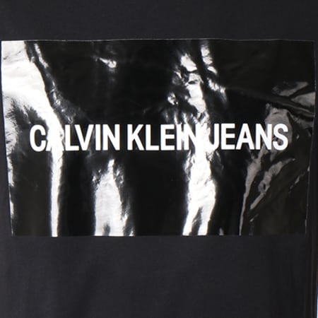 Calvin Klein - Tee Shirt Institutional Box Logo 7850 Noir
